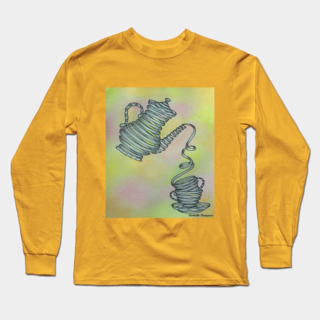 Tea Time Long Sleeve T-Shirt by Rororocker